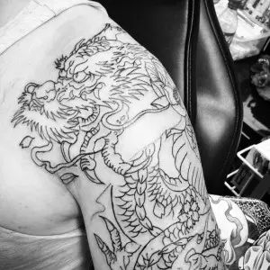dragon outline